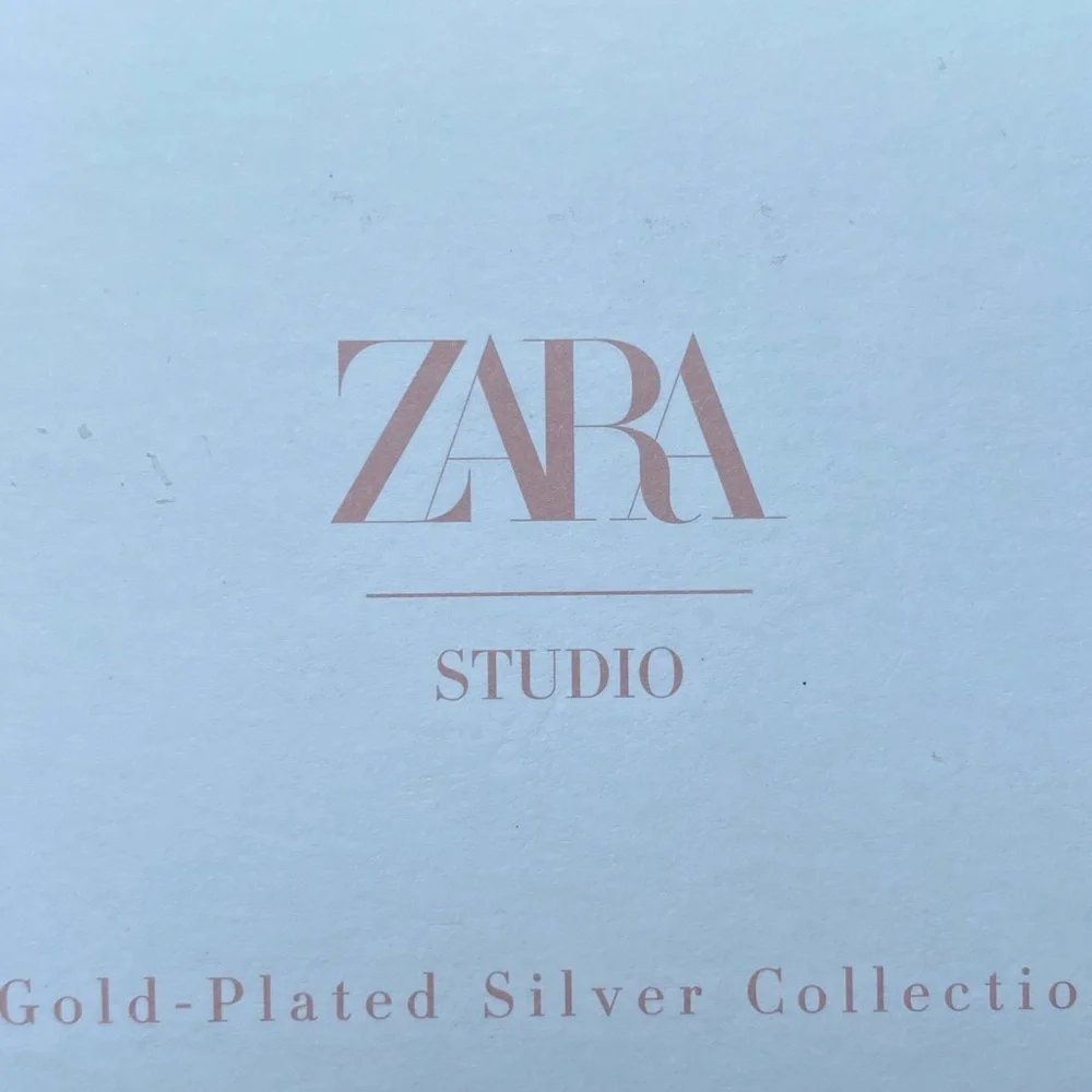 NWT. Zara Kids Sterling Silver Chain with Appliqués Plated in 24k Gold.